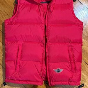 Red Puffer Vest by MINI Cooper